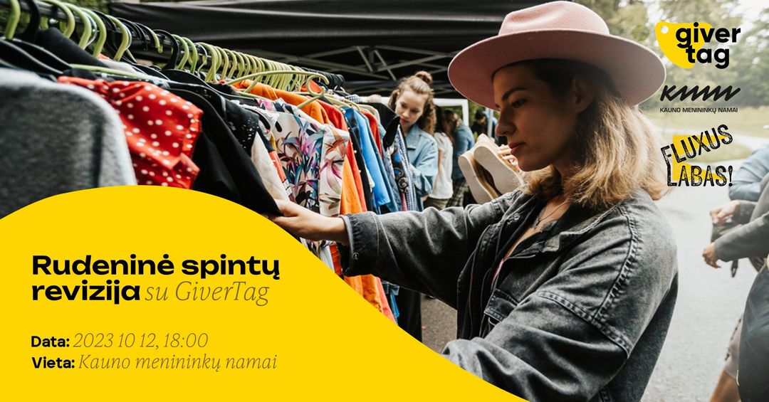 Rudeninė spintų revizija su Giver Tag Kauno menininkų namuose